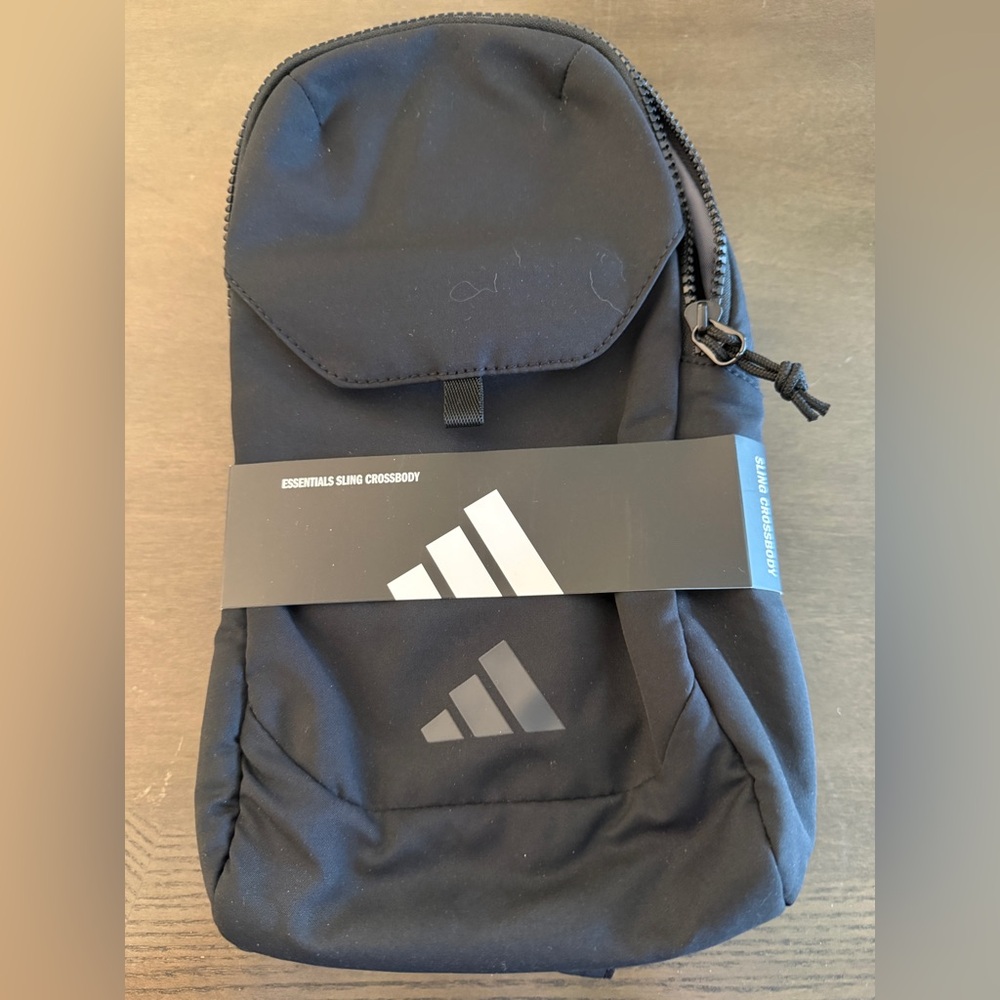 NWT Adidas Black Sling Belt Bag